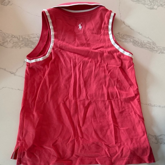 Polo by Ralph Lauren Kids Pink Sleeveless Polo - Picture 3 of 3